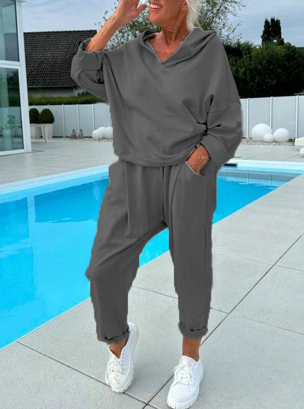 Loungewear Set Für Damen Mit Hoodie & Hosen | Modern