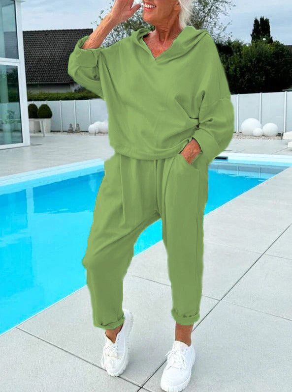 Loungewear Set Für Damen Mit Hoodie & Hosen | Modern