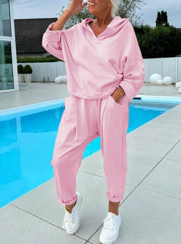 Loungewear Set Für Damen Mit Hoodie & Hosen | Modern