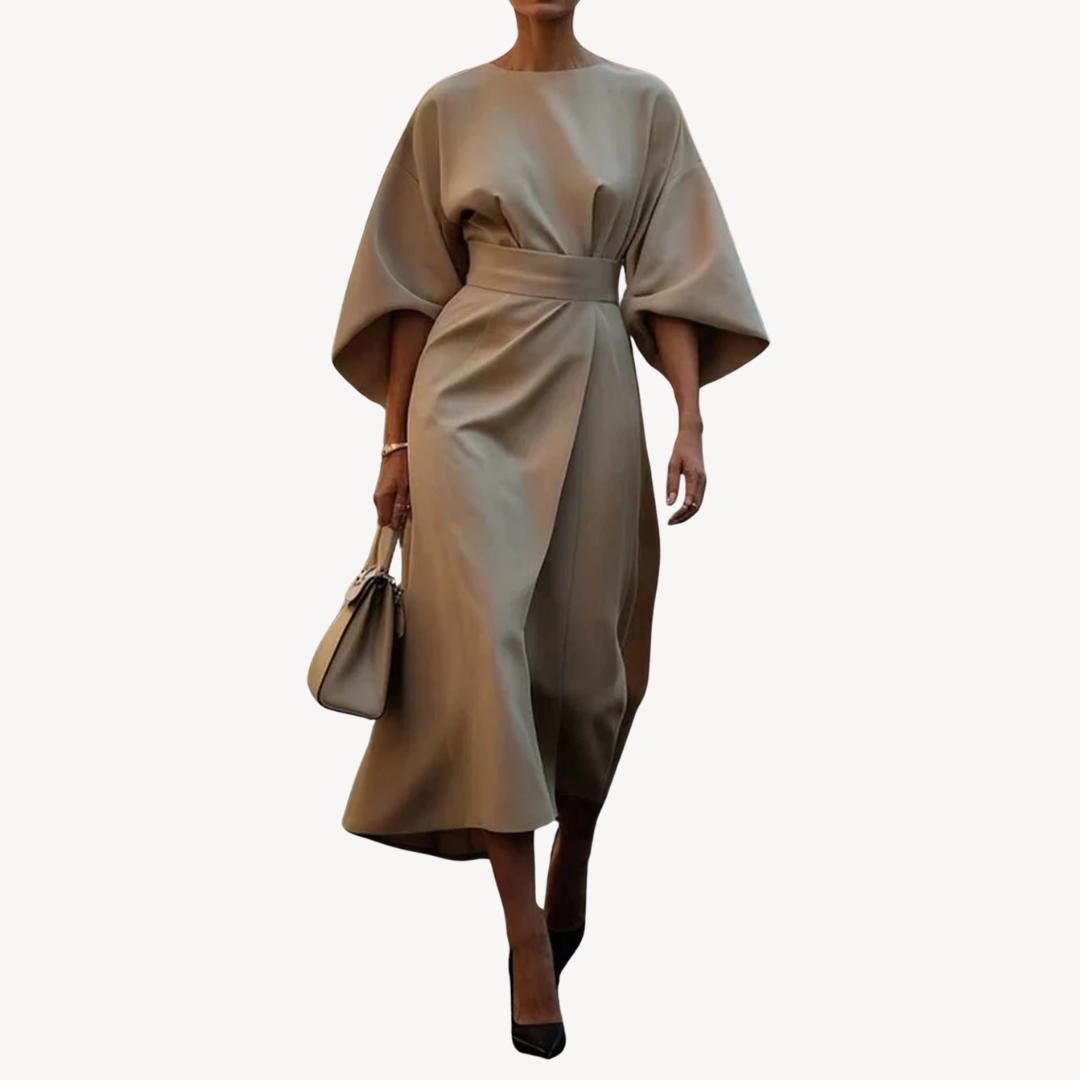 Lucerne | Damen Elegantes Tailliertes Kleid | Midi