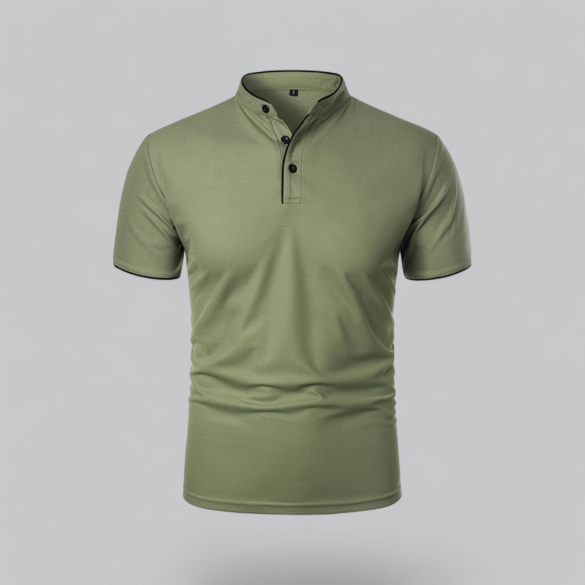 Velorien - Collarless Men's Polo Shirt