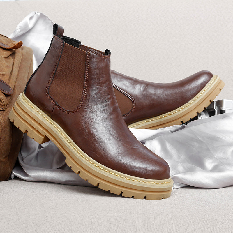 Men's Slip-On Ankle Chelsea Boots | Work Casual