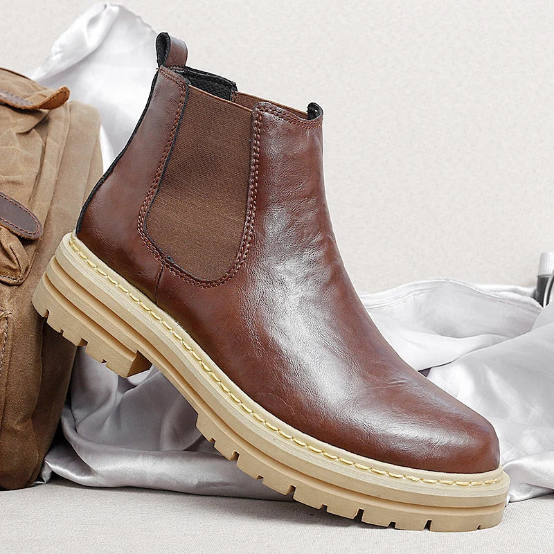 Men's Slip-On Ankle Chelsea Boots | Work Casual