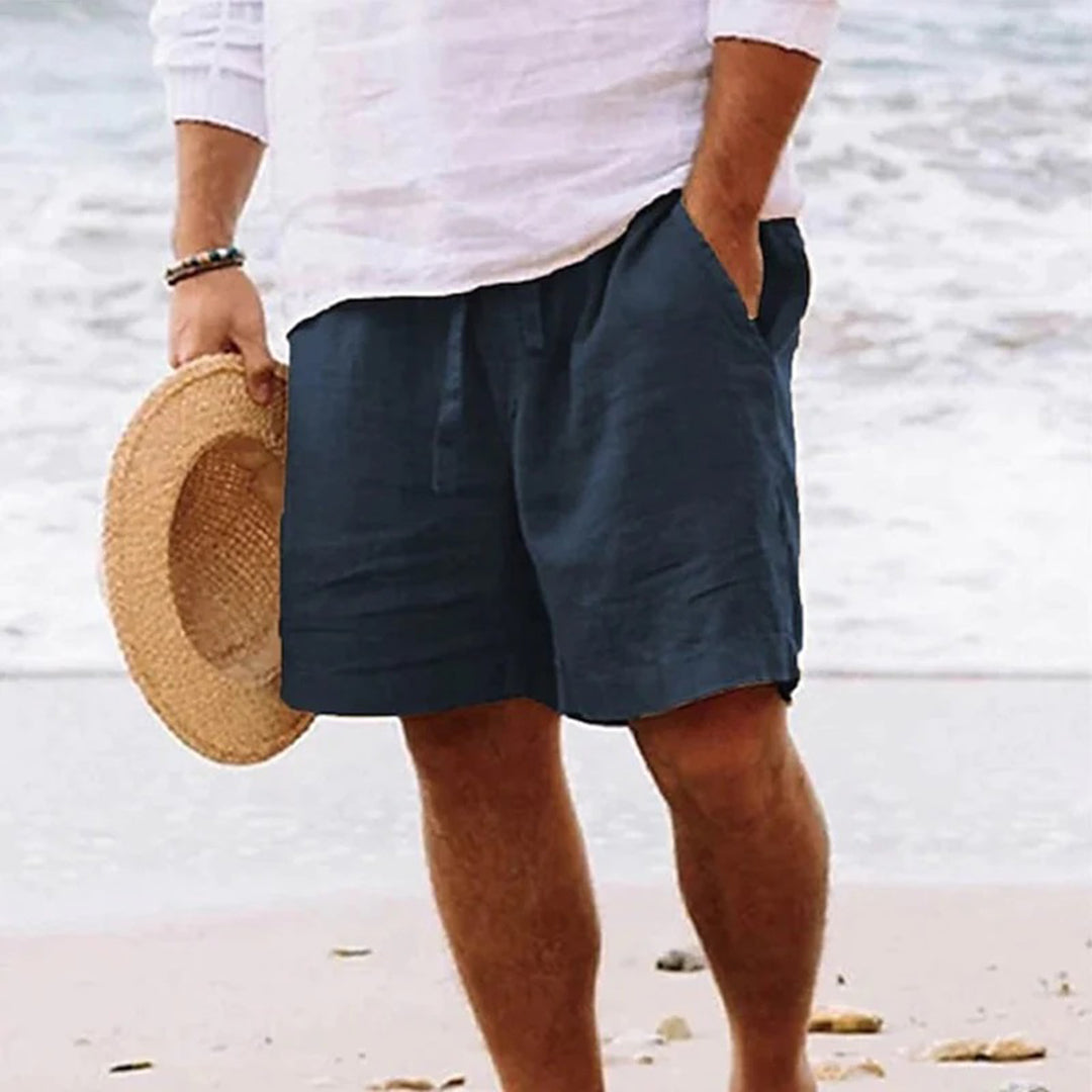 Jeff - Luftige Leinen Shorts Herren