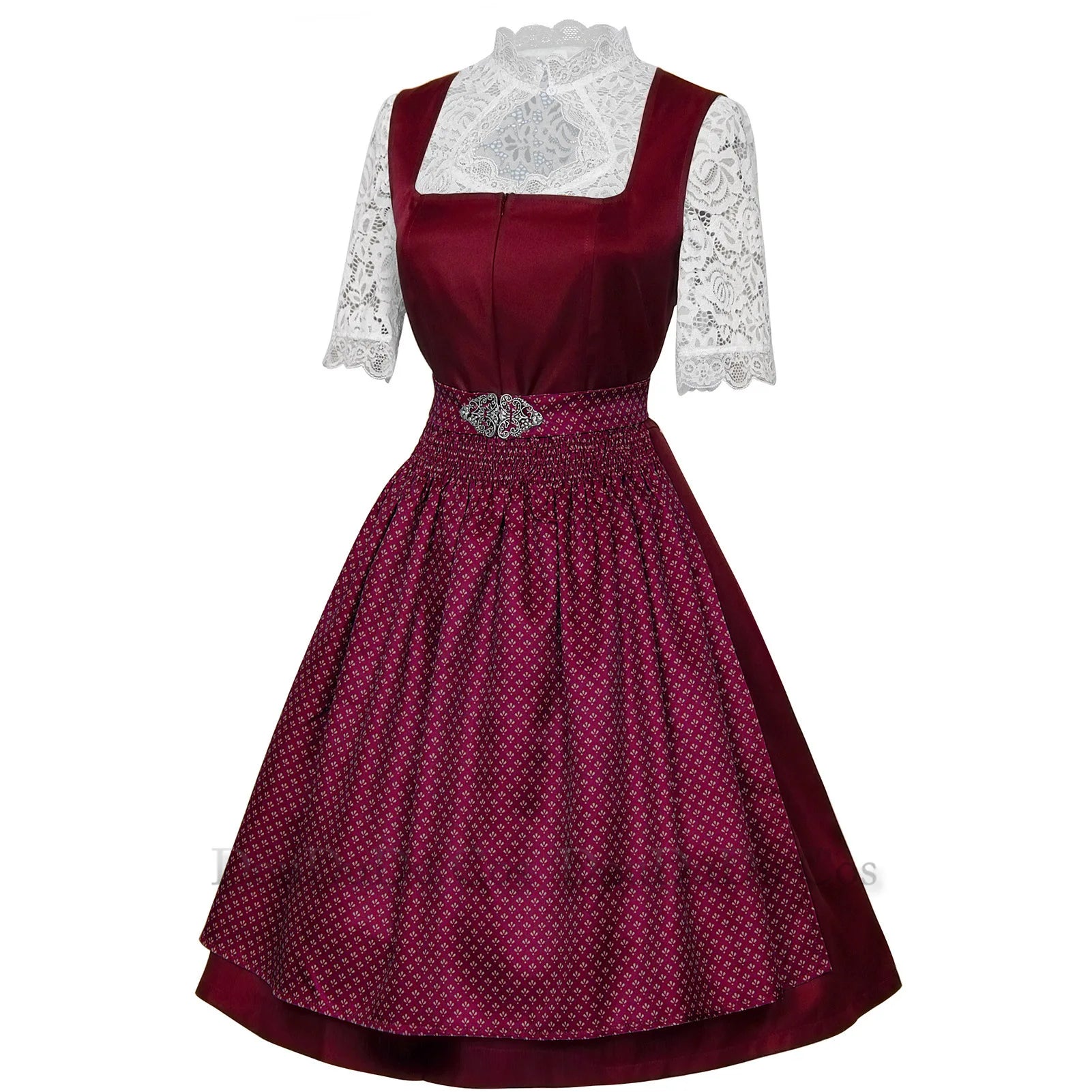 Oktoberfest Damen Dirndl Hochgeschlossen | Tracht