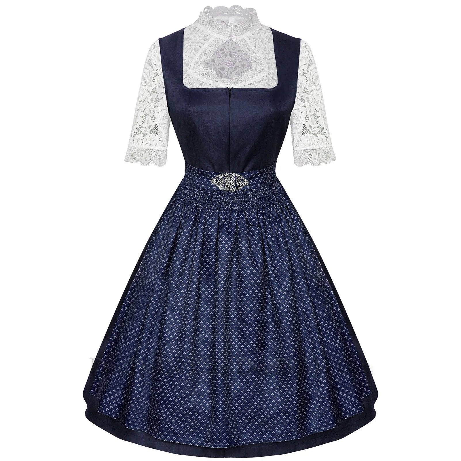 Oktoberfest Damen Dirndl Hochgeschlossen | Tracht