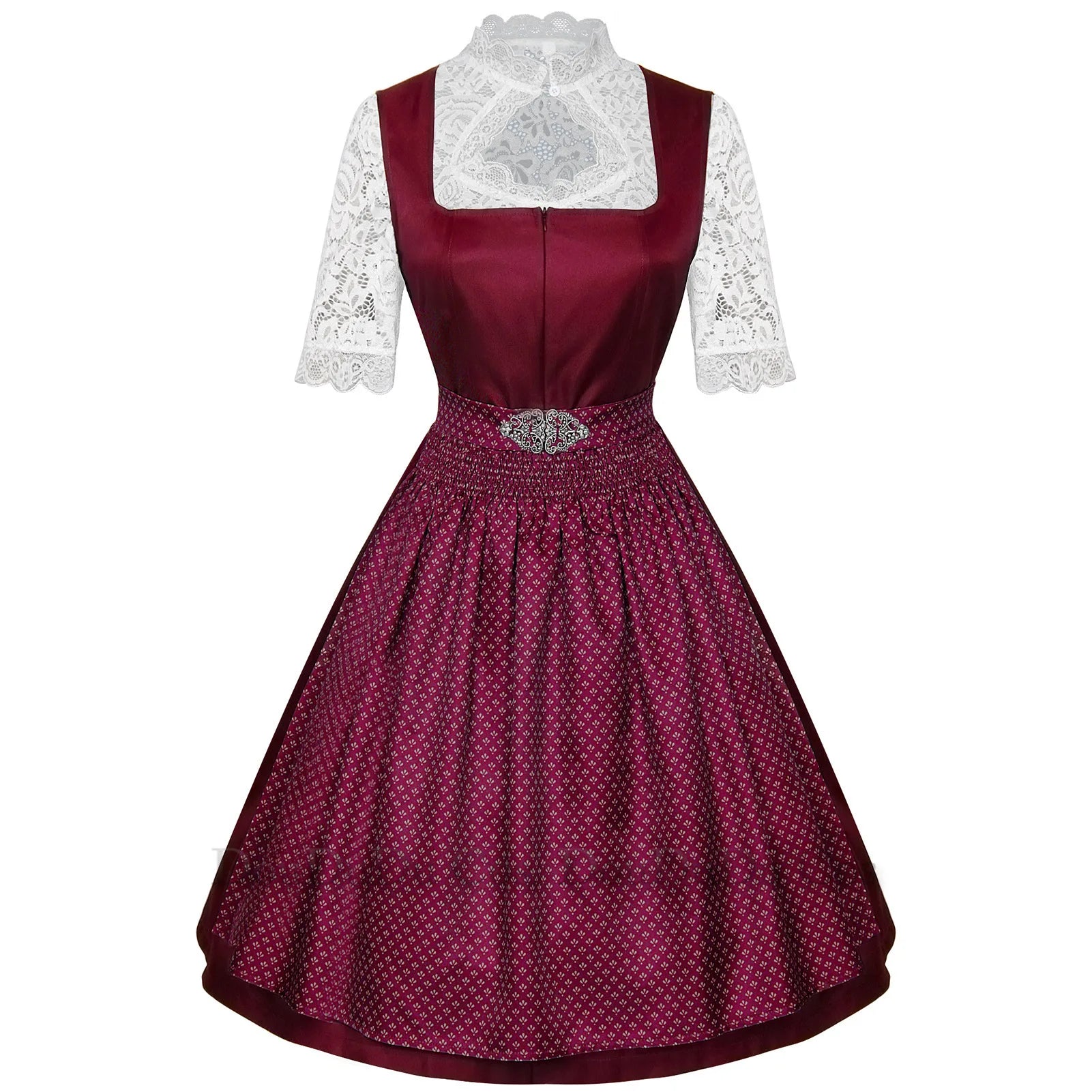 Oktoberfest Damen Dirndl Hochgeschlossen | Tracht