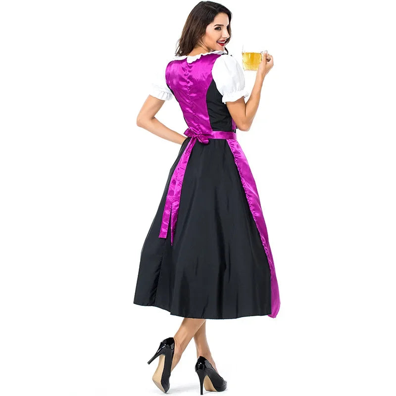 Oktoberfest Damen Dirndl Mit Schnürung Und Schürze | Tracht
