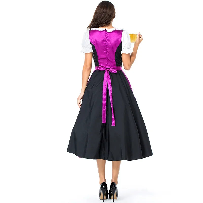 Oktoberfest Damen Dirndl Mit Schnürung Und Schürze | Tracht