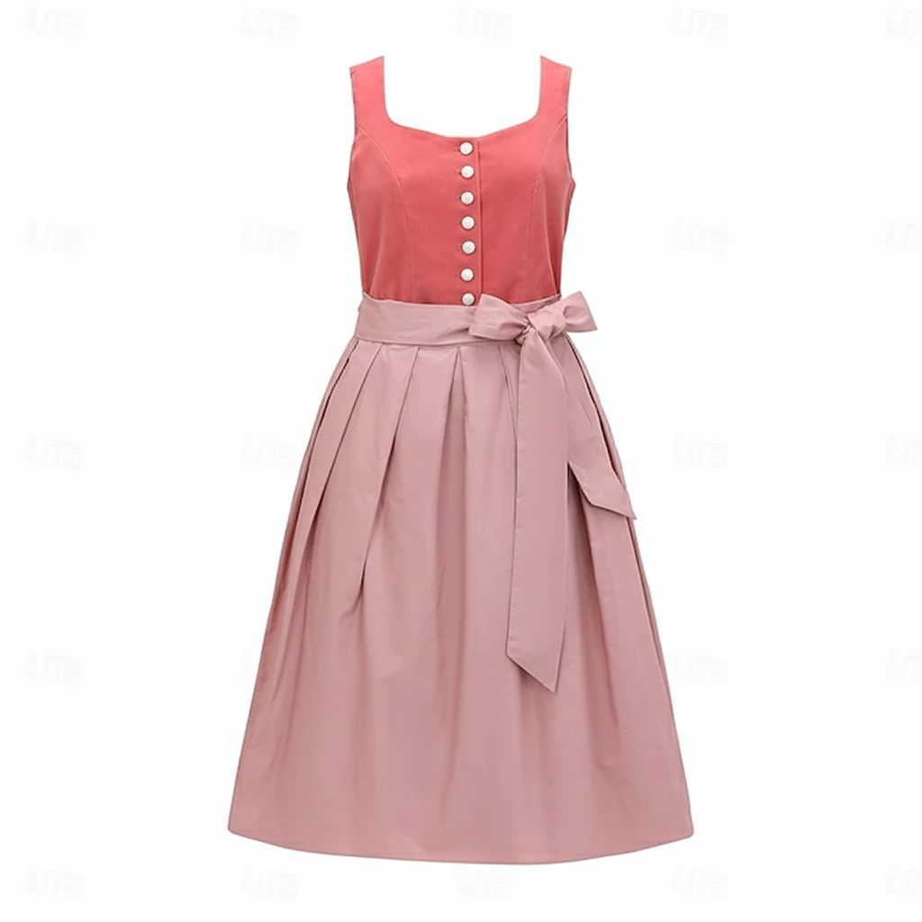 Oktoberfest Damen Dirndl Mit Schürze Und Faltenrock | Tracht