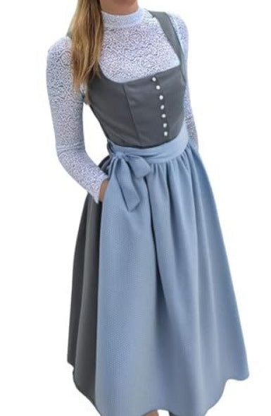 Oktoberfest Damen Dirndl Mit Schürze Und Faltenrock | Tracht