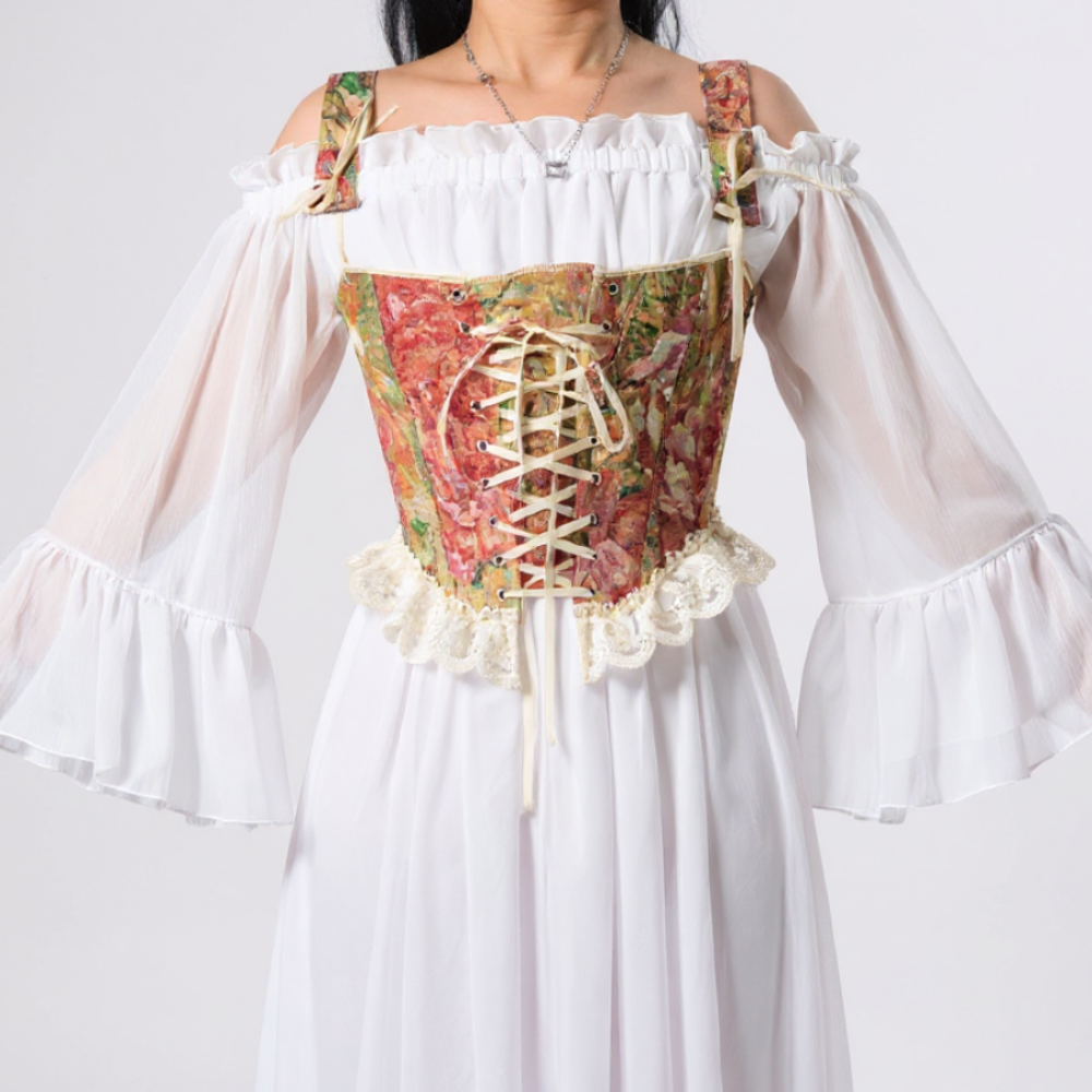 Oktoberfest Damen Dirndlbluse Mit Schnürung | Tracht