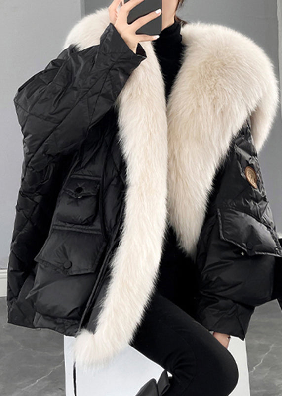 Pufferjacke Damen Mit Breitem Kragen | Warm & Lang
