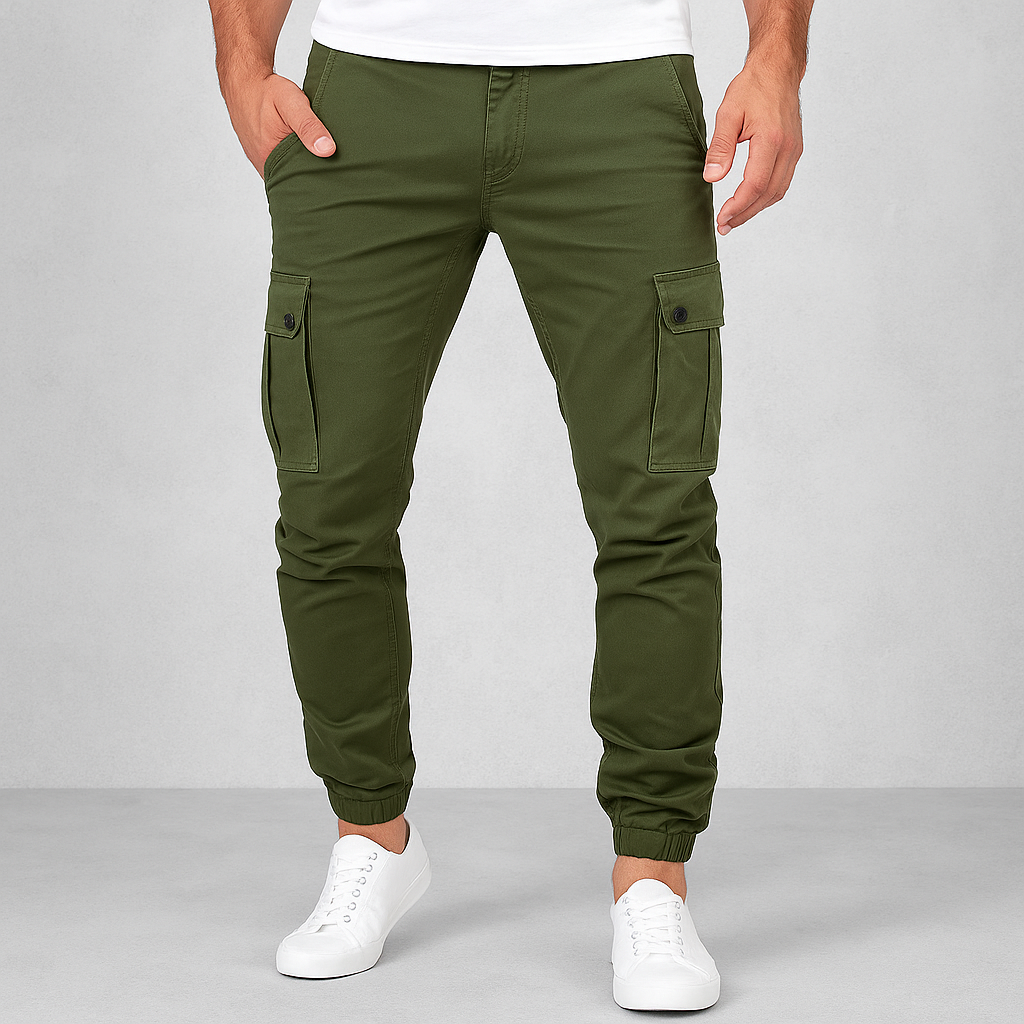 Raphael | Herren Praktisch Cargo Hose | Multitaschen