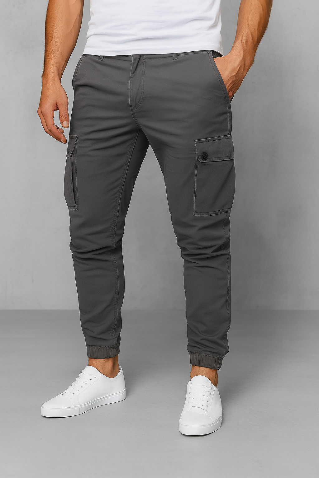 Raphael | Herren Praktisch Cargo Hose | Multitaschen