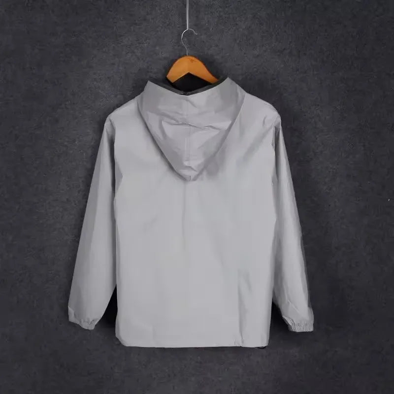Reflektierende Herren Jacke Mit Kapuze | Nachtlauf