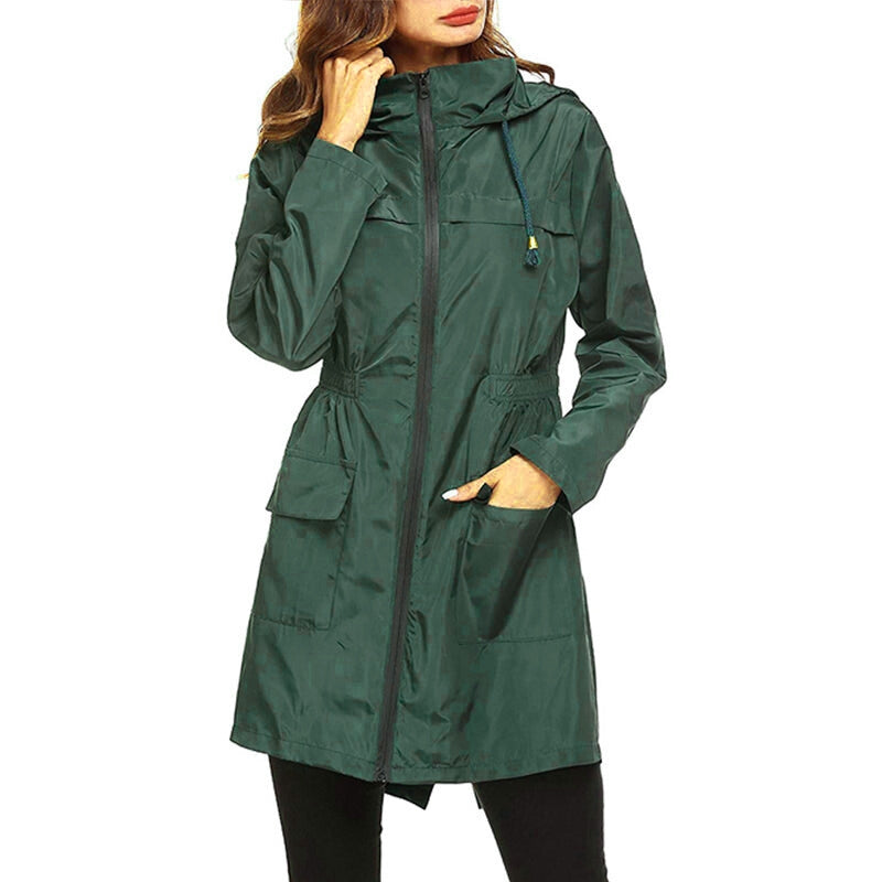 Regenjacke Damen Mit Kapuze | Lang