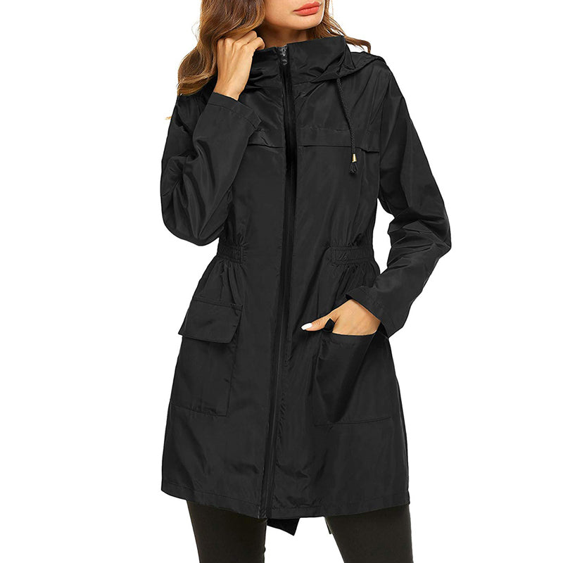 Regenjacke Damen Mit Kapuze | Lang