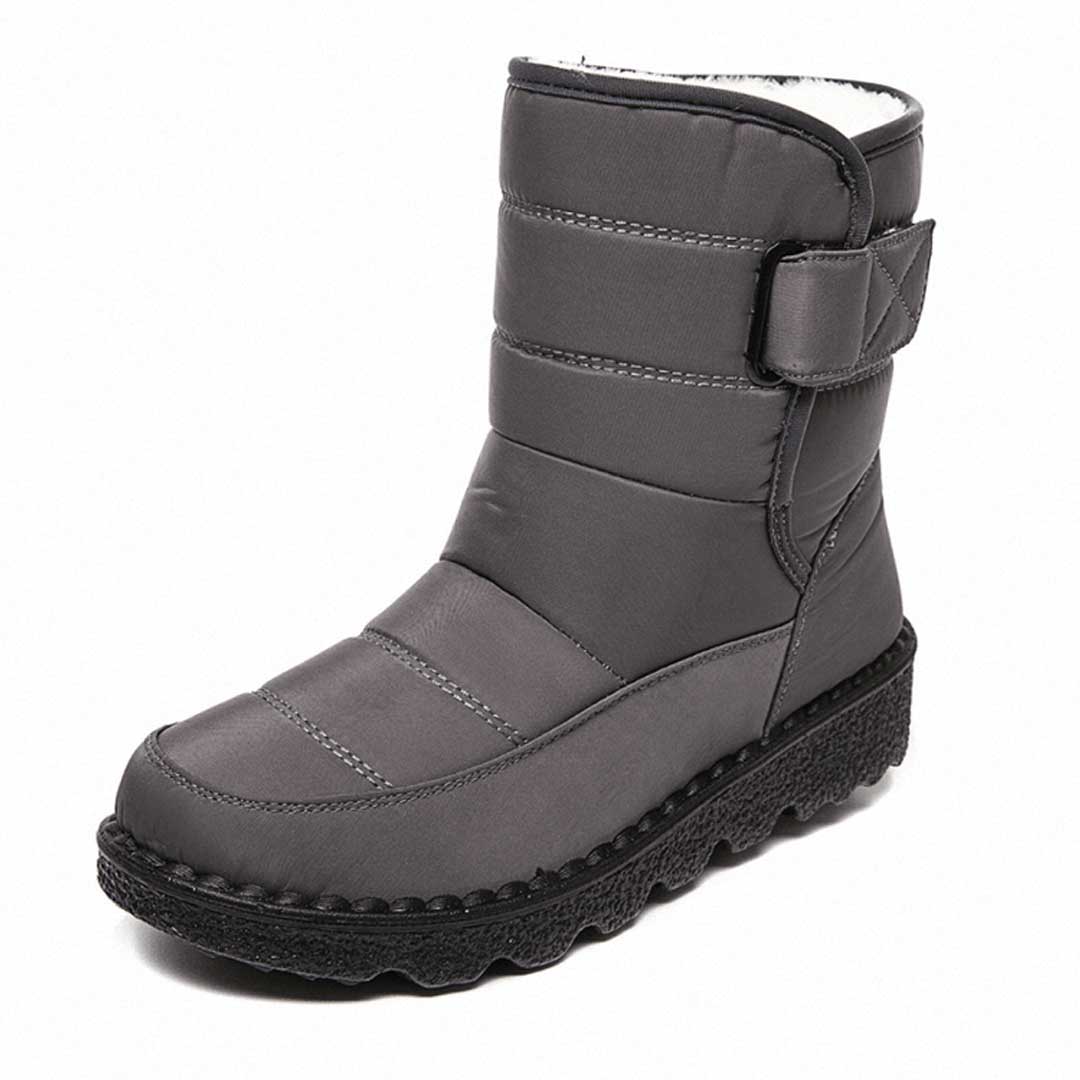 Schneeschuhe Damen Hohe Stiefel Mit Klettverschluss | Winter