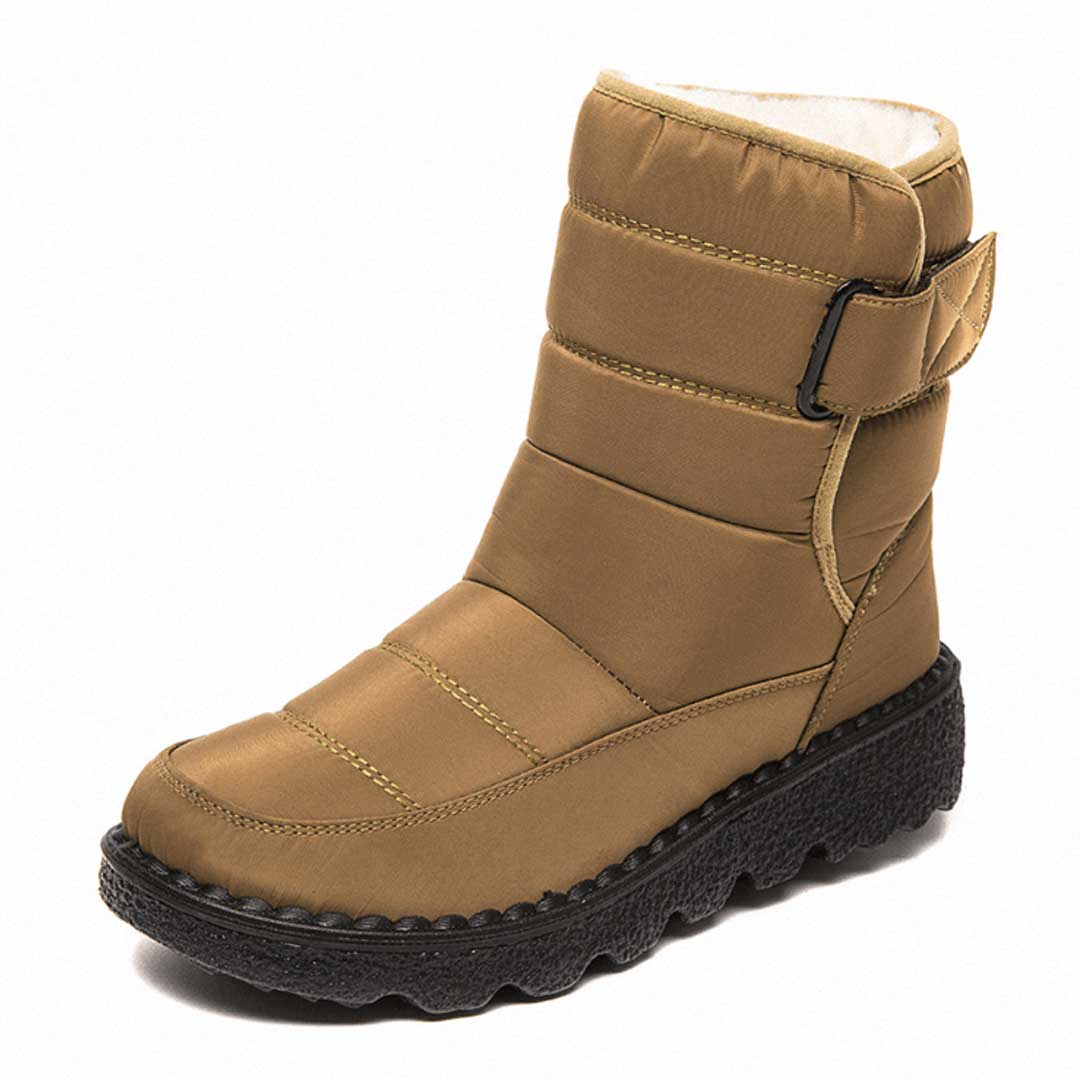 Schneeschuhe Damen Hohe Stiefel Mit Klettverschluss | Winter