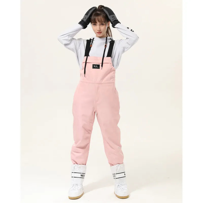 Skihose Damen Latzhose Mit Verstellbaren Trägern | Winter