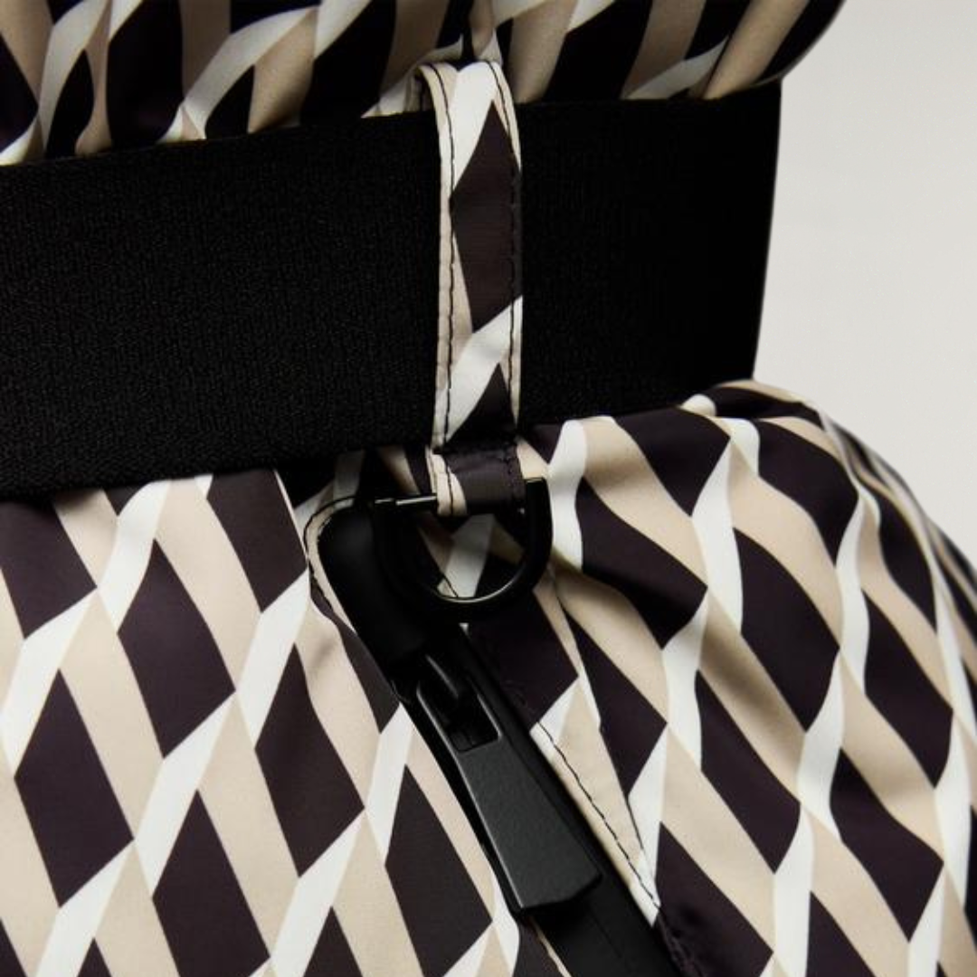 Skijacke Damen Mit Kapuze Und Gürtel | Muster