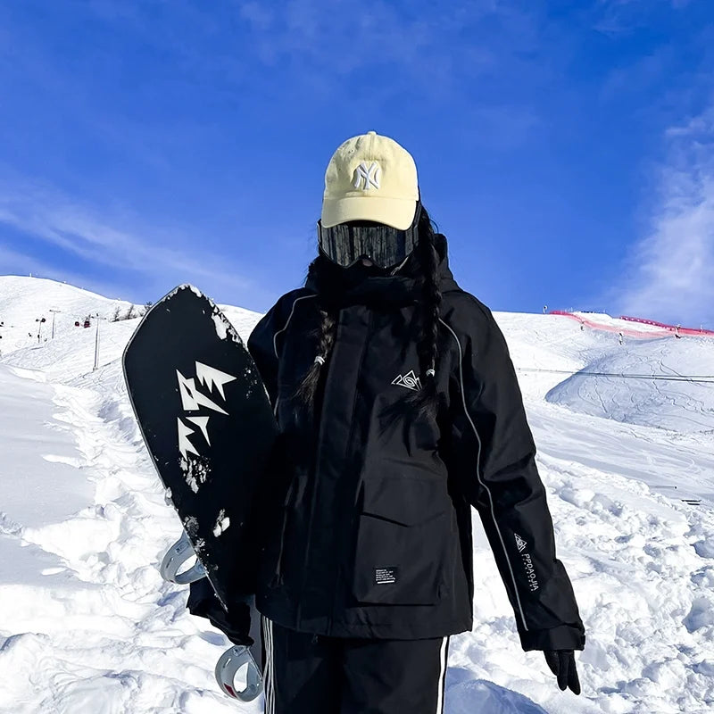 Snowboard Jacke Damen Lang Mit Reißverschlüssen | Outdoor