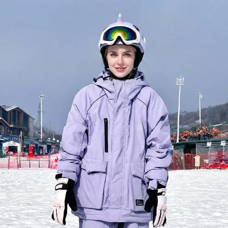 Snowboard Jacke Damen Lang Mit Reißverschlüssen | Outdoor