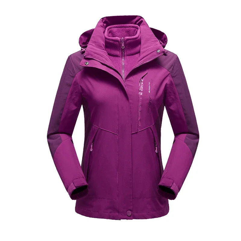 Snowboard Jacke Damen Mit Kapuze Und Taschen | Winter