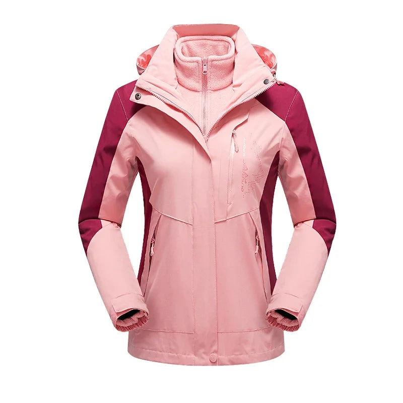 Snowboard Jacke Damen Mit Kapuze Und Taschen | Winter