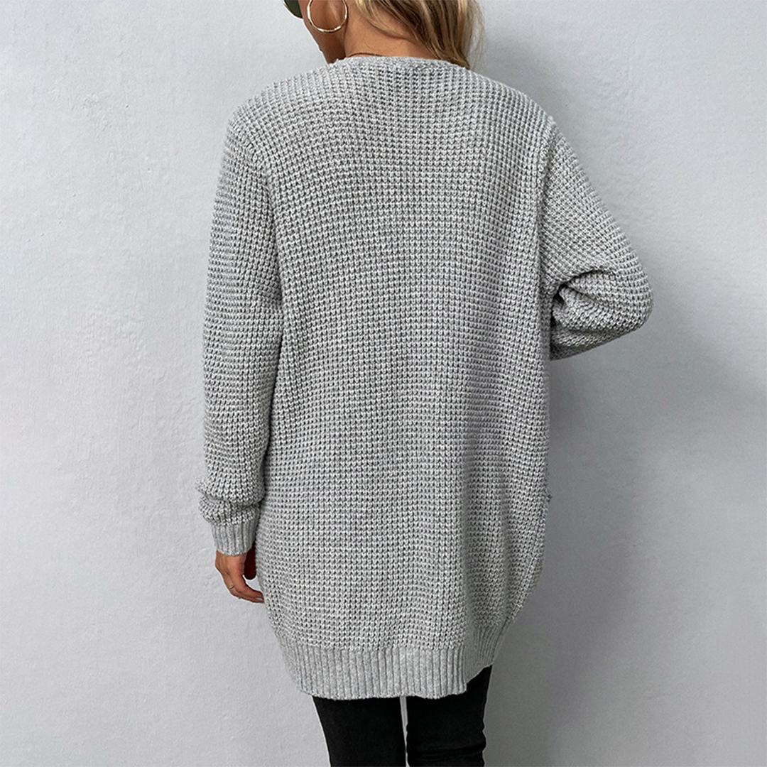 Strickjacke Damen Mit Taschen | Lang