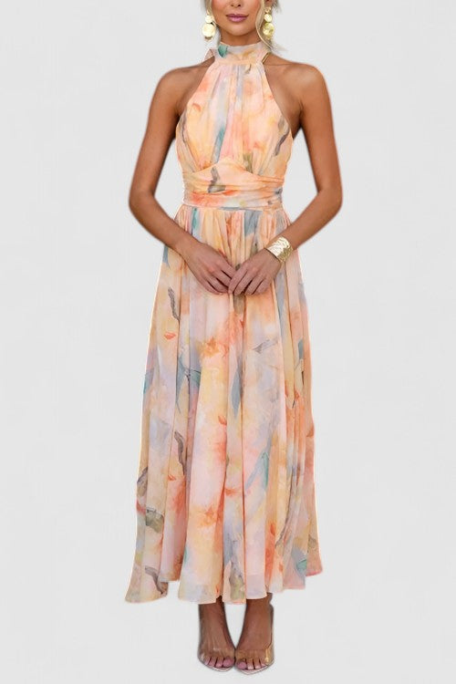 Thalia | Damen Sommer Abendkleid | Maxi
