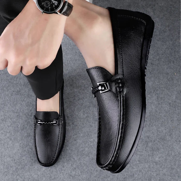 Thomas - Herren Loafers mit Metallschnalle