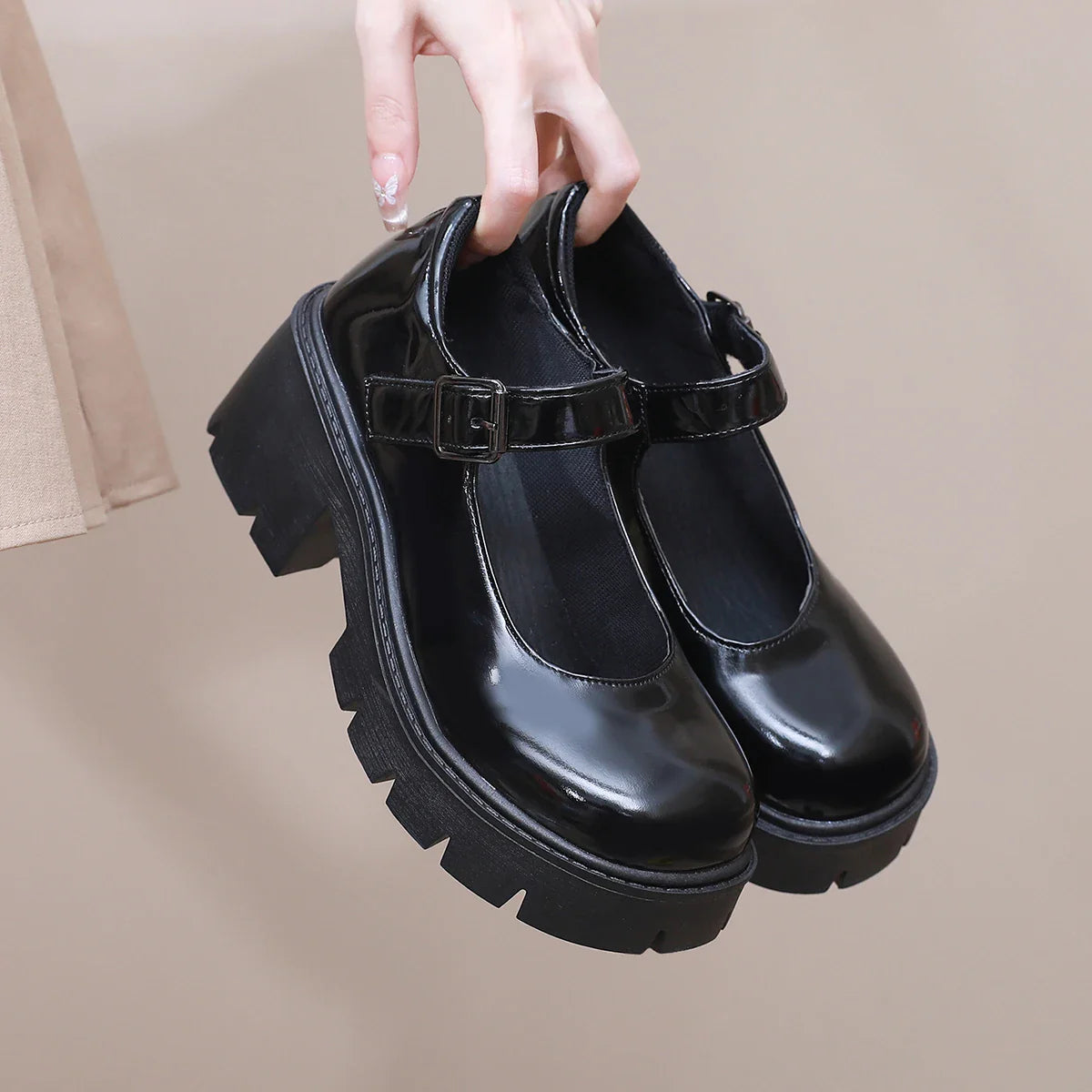 Trachten Damen Dirndl Schuhe Plateau | Oktoberfest