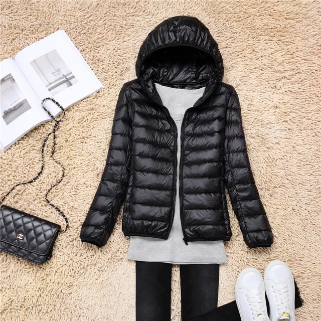 Damen Steppejacke Mit Reißverschluss | Leichte
