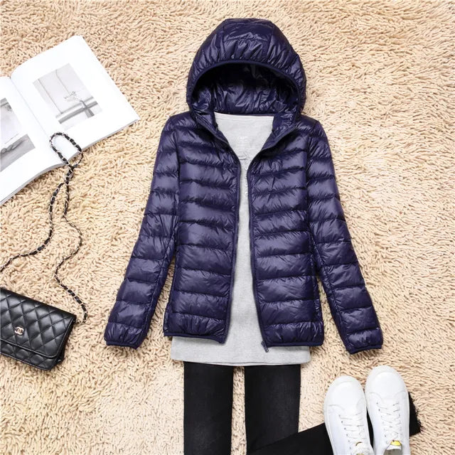 Damen Steppejacke Mit Reißverschluss | Leichte