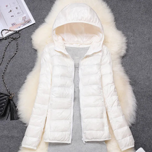 Damen Steppejacke Mit Reißverschluss | Leichte