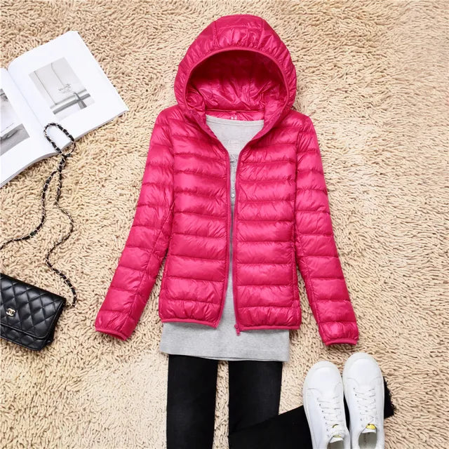 Damen Steppejacke Mit Reißverschluss | Leichte