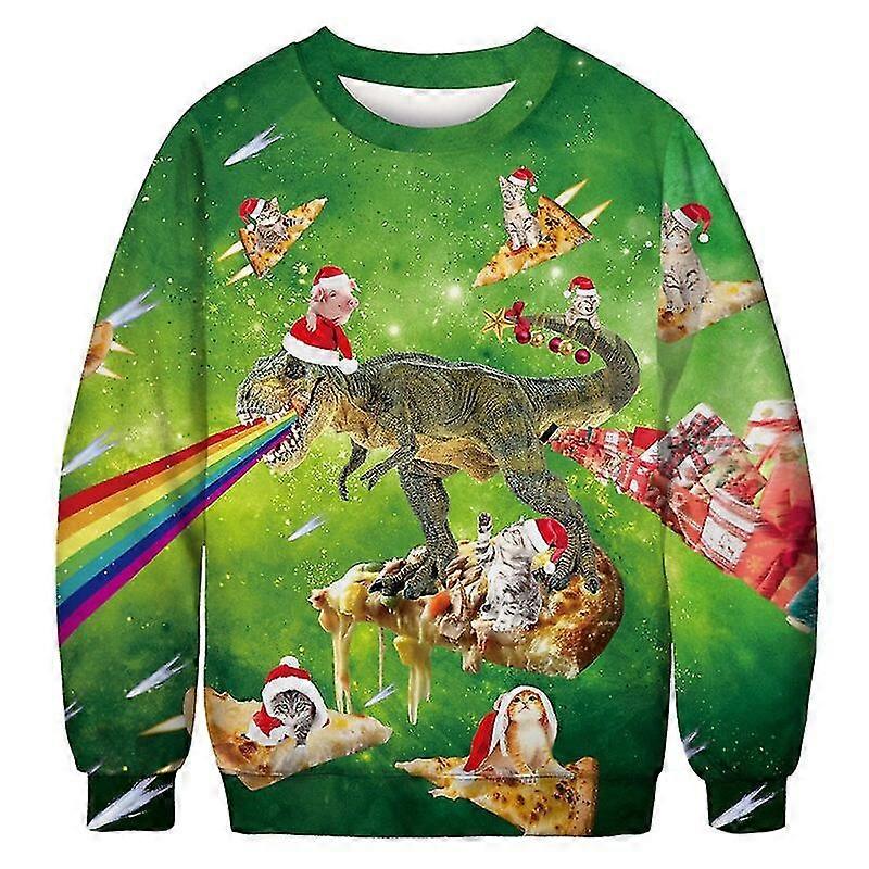 Unisex Ugly Christmas Pullover Lustig Bedruckt | Weihnachtspullover