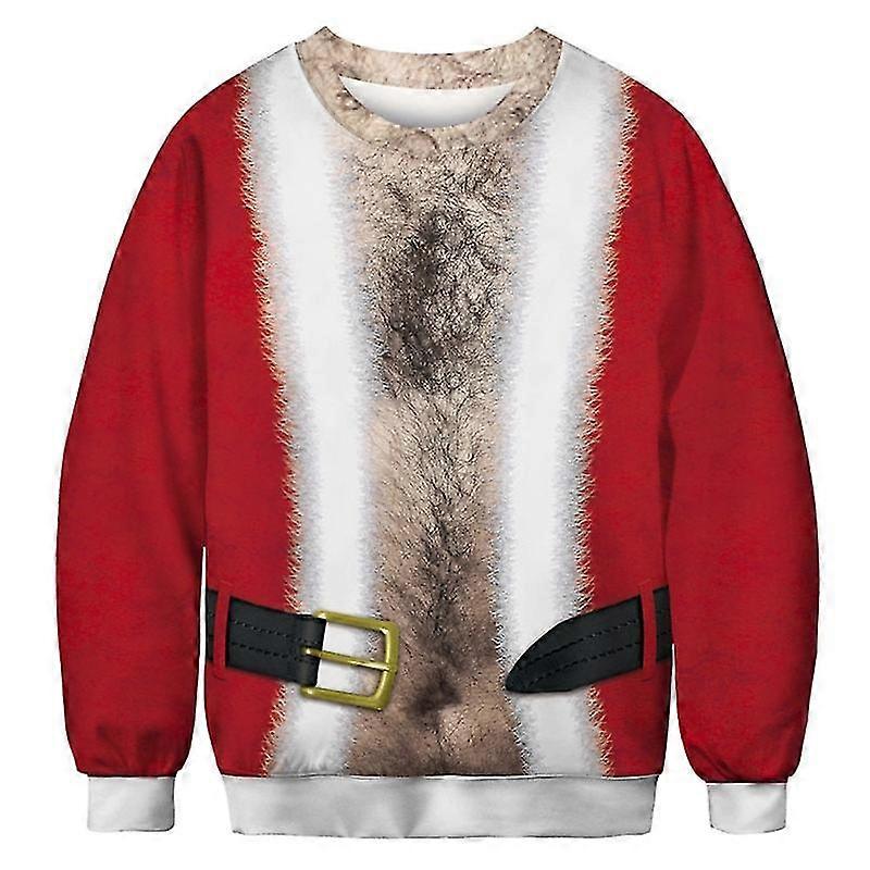 Unisex Ugly Christmas Pullover Lustig Bedruckt | Weihnachtspullover