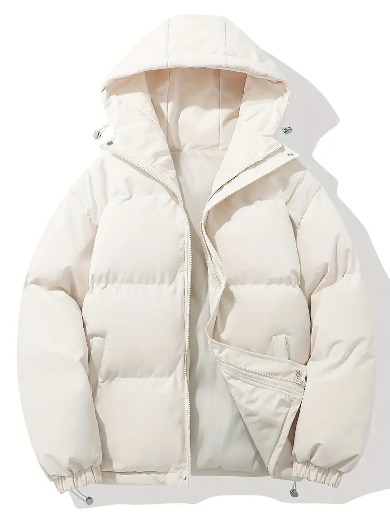 Damen Kurze Winterjacke | Mit Kapuze