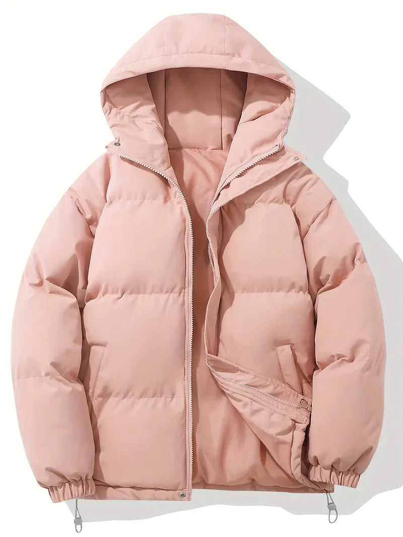 Damen Kurze Winterjacke | Mit Kapuze