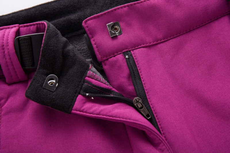 Warme Damen Skihose Sport Mit Taschen | Lang