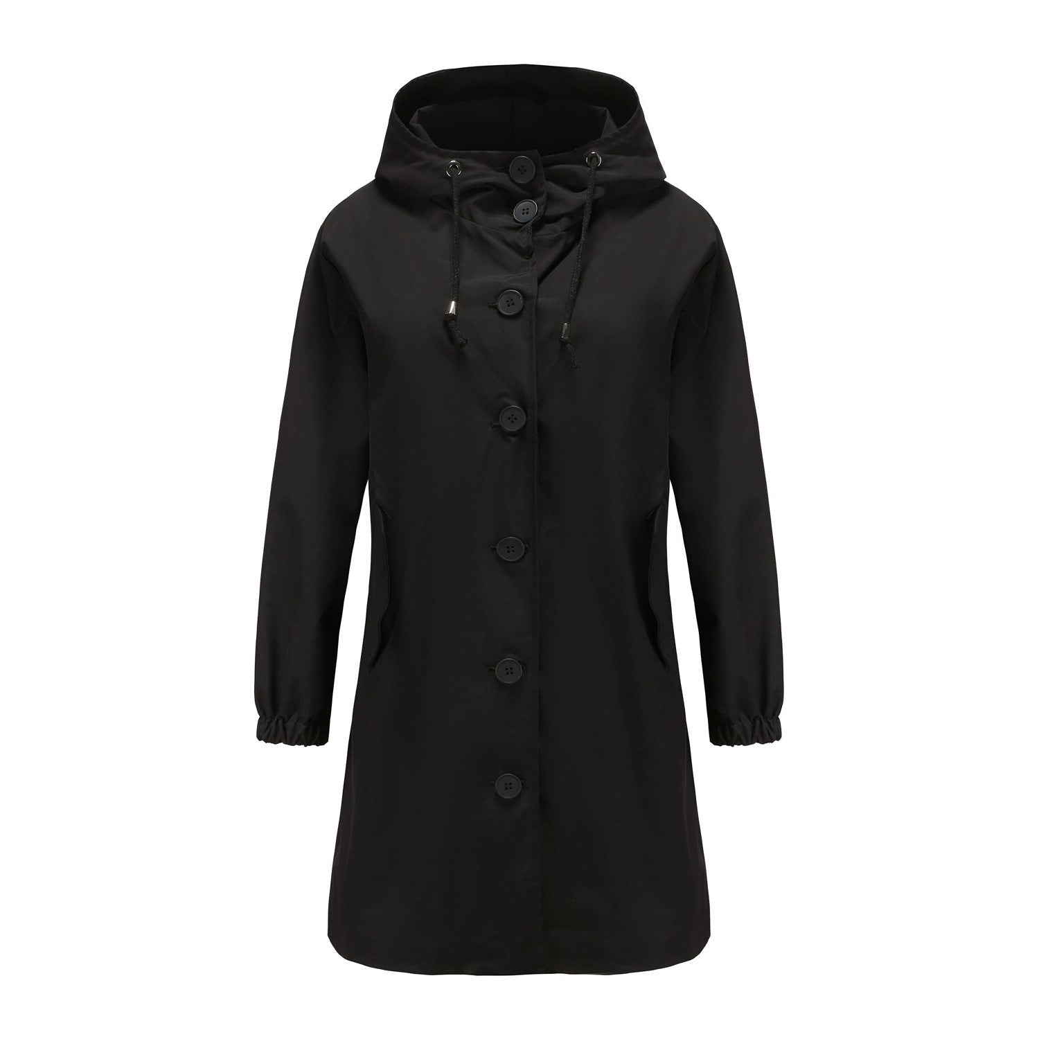Regenjacke Damen Mantel Mit Kapuze | Lang