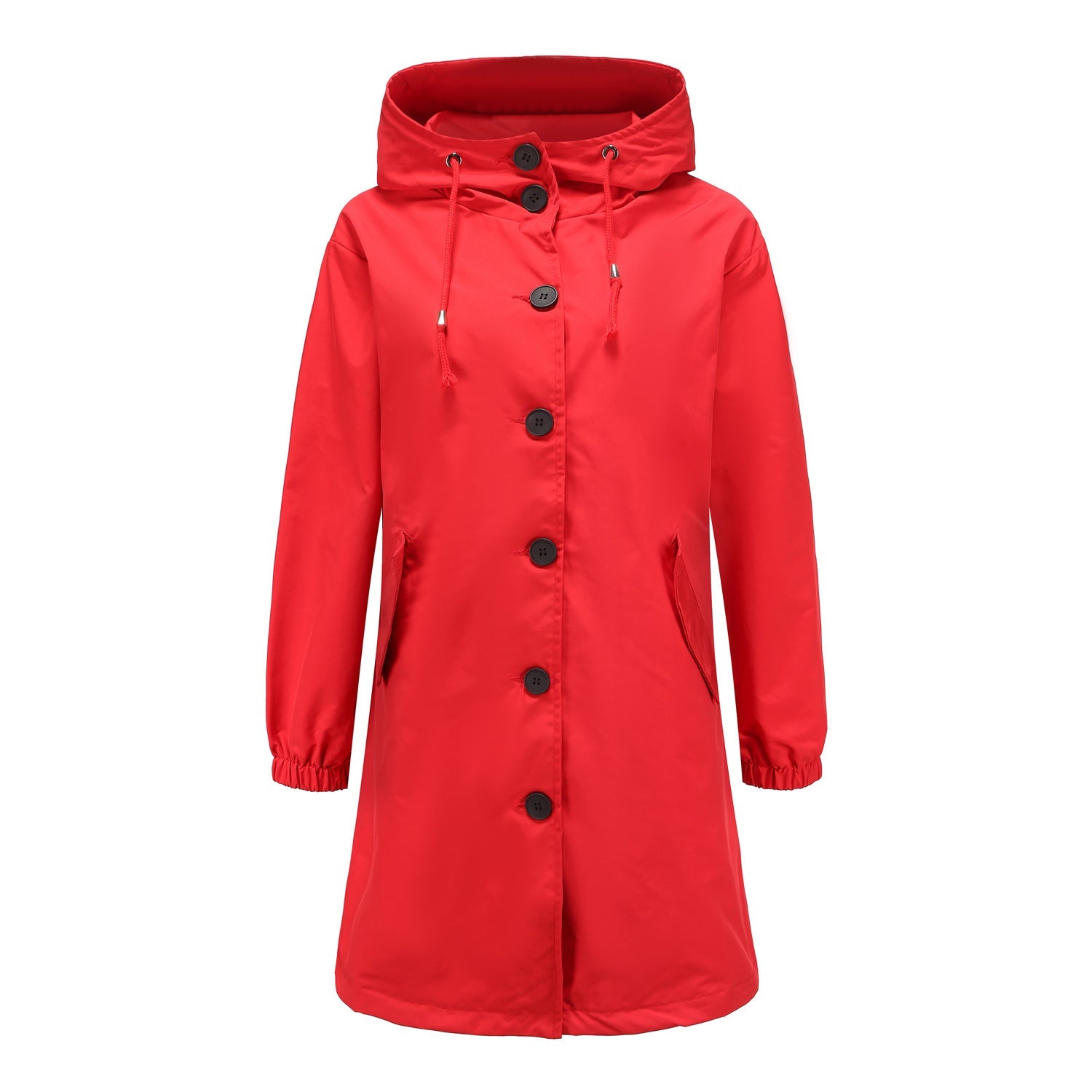 Regenjacke Damen Mantel Mit Kapuze | Lang