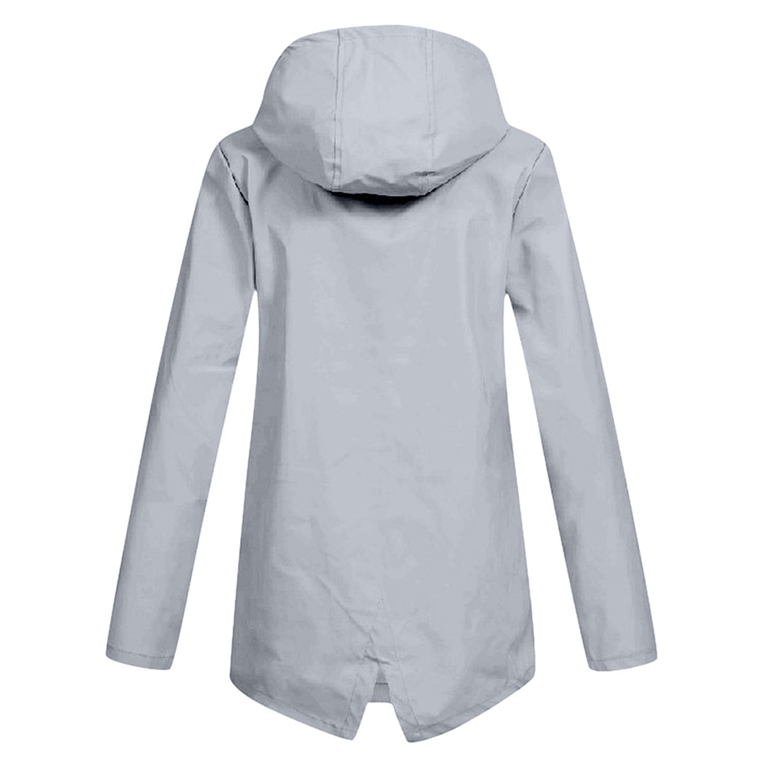 Regenjacke Damen Mit Kapuze Und Zipper | Leicht