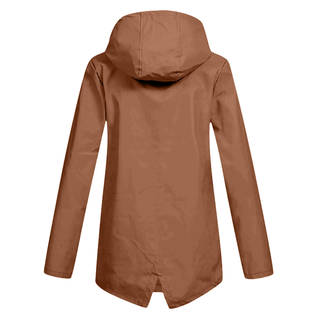 Regenjacke Damen Mit Kapuze Und Zipper | Leicht