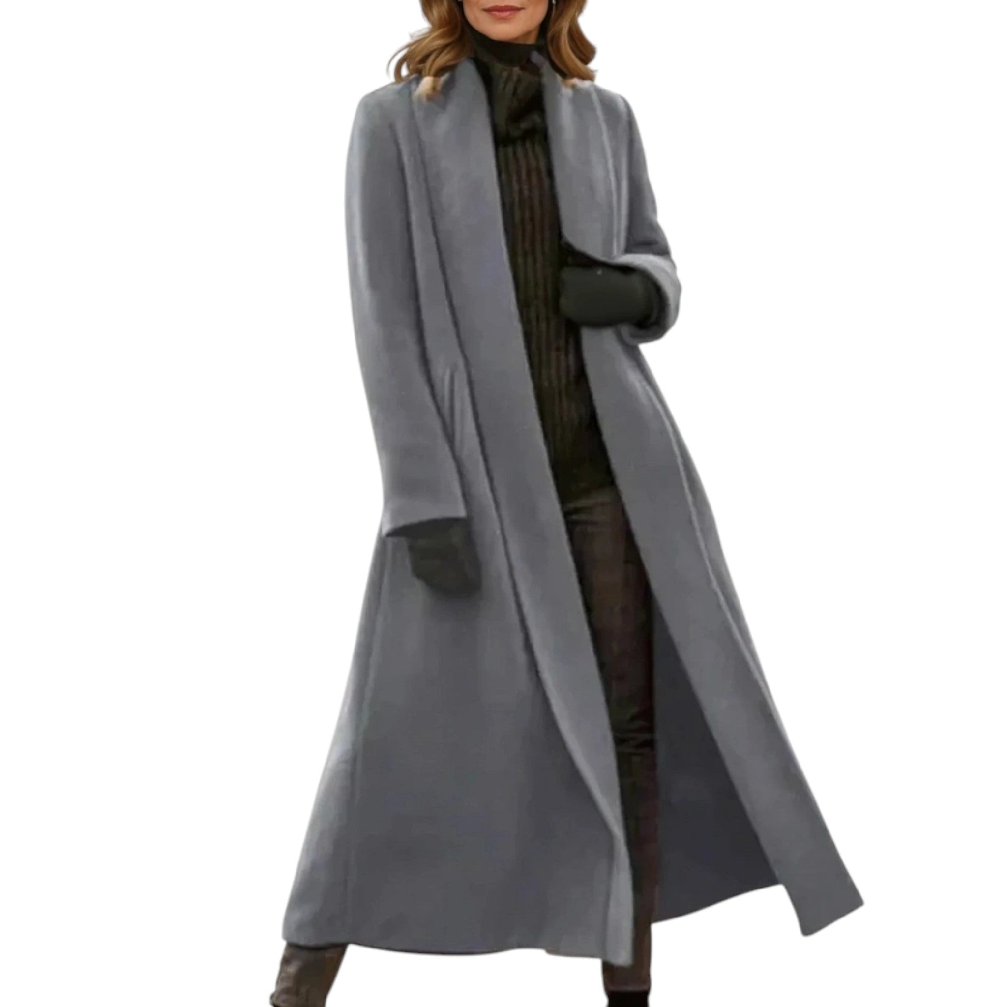 Winterjacke Damen Mantel Mit Klarem Schnitt & Maxi-Länge | Elegant