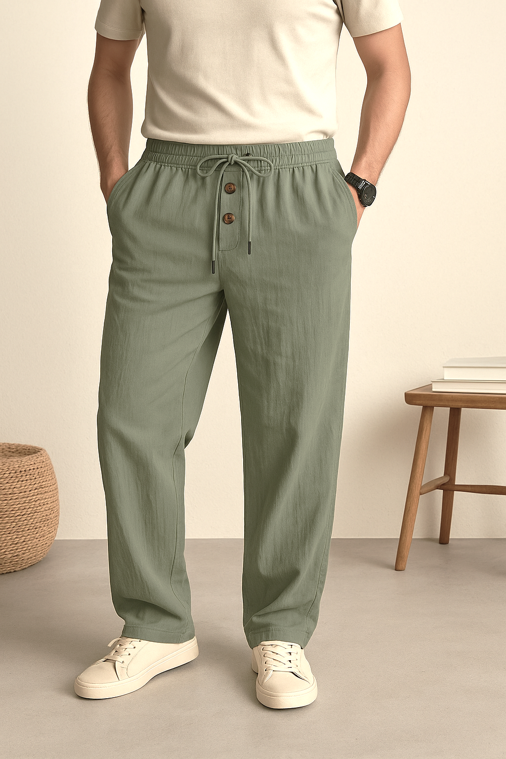 Zermatt | Herren Leichte Atmungsaktive Hose | Schnürung