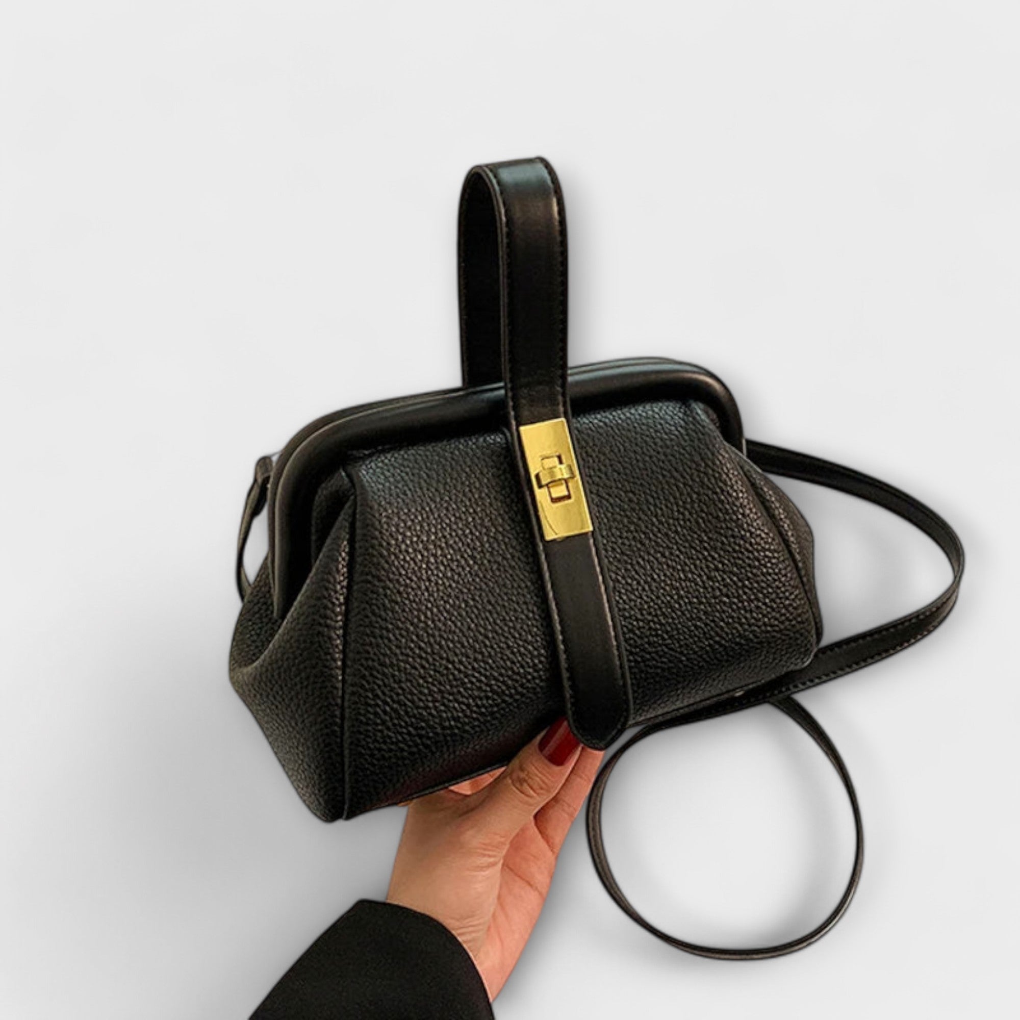 Ivoria - Elegante Leder Mini Handtasche Damen